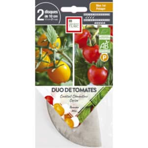 Graines de DUO de tomates cerise BIO - Graines et semences Ernest Turc