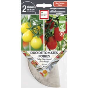 Graines de DUO de tomates poires BIO - Graines et semences Ernest Turc