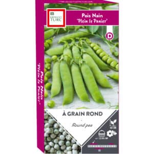 Graines de Pois Plein Le Panier nain - Graines et semences Ernest Turc