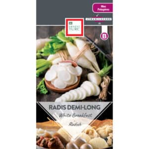 Graines de Radis demi long White Breakfast - Graines et semences Ernest Turc - Jardinerie Ferriere Fleurs
