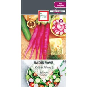 Graines de Radis rave Rose De Paques - Graines et semences Ernest Turc - Jardinerie Ferriere Fleurs