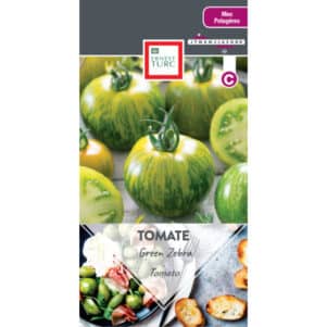Graines de Tomate verte zébrée Green Zebra - Graines et semences Ernest Turc - Jardinerie Ferriere Fleurs