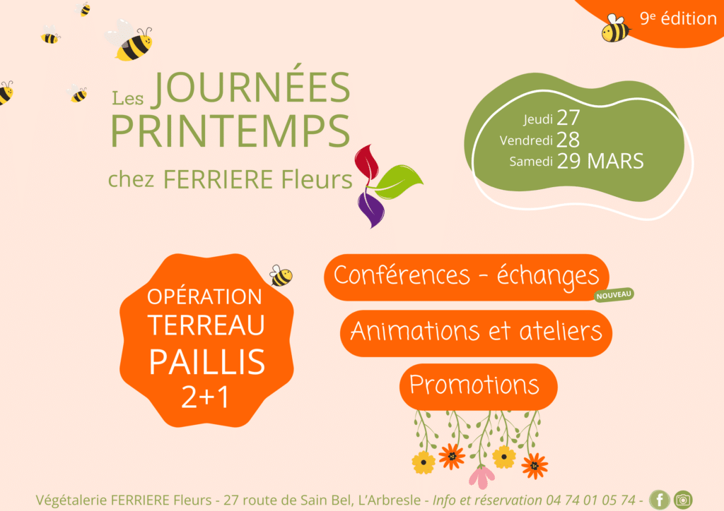 Journées Printemps Ferriere Fleurs - 9ème édition - 27-28-29 mars 2025