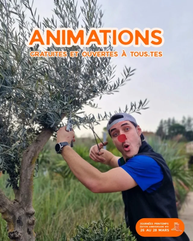 Les Journées Printemps fêtent leurs 10 ans cette année 🥳

Pendant 3 jours, venez profiter d'animations, de conseils et d'un moment convivial autour du jardin 🌿

 👉 Découvre le programme en faisant défiler les slides

Pour les inscriptions ça se passe directement en magasin ou par téléphone. Alors on te vois à quelles animations ? 🤗

📍 Végétalerie Ferriere Fleurs
☎️ 04 74 01 05 74
📅 26, 27 et 28 Mars

#animations #printemps #ferrierefleurs #conseils #inscription