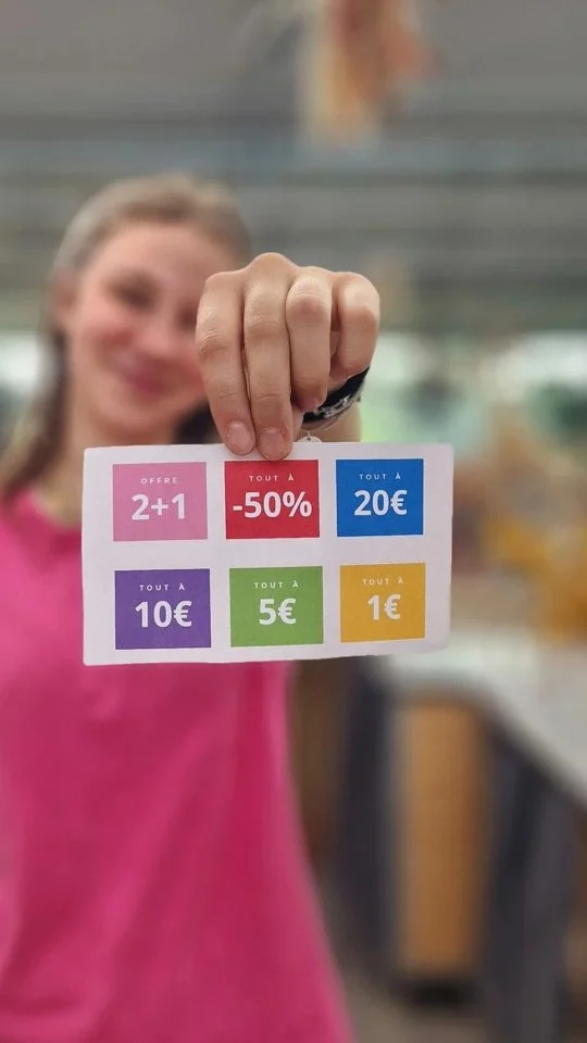 Rien de plus simple que notre GRAND DESTOCKAGE - chaque offre a sa couleur 

🟡 Lots de plantes à 1€
💚 Lots de plantes à 5€
🟣 Lots de plantes à 10
💙 Lots de plantes à 20€
🔴 Lots de plantes à-50%
🩷 Offre 2+1

#destockage #ferrierefleurs #jardinerie #offre #promotion